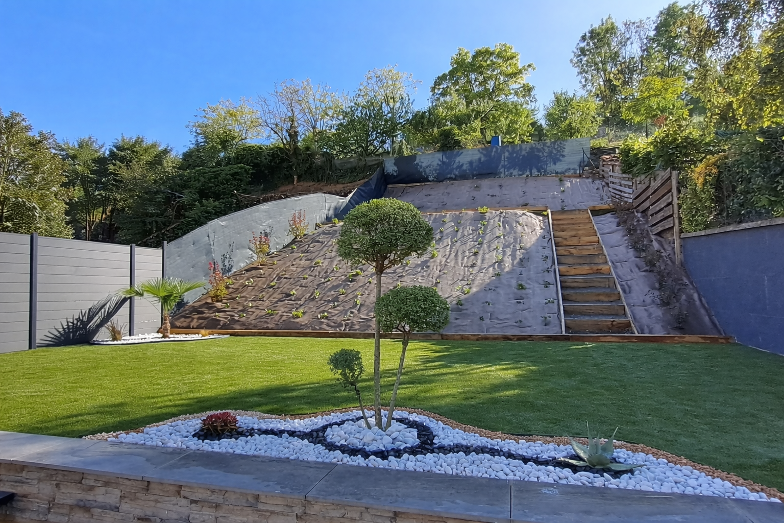 Conception de jardin — Manuel Azevedo paysagiste Beaujolais